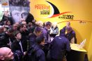 Bernard sur le stand Poujoulat