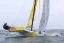 L'équipage Poujoulat à bord du Diam24 OD