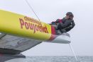 L'équipage Poujoulat à bord du Diam24 OD