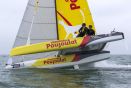 L'équipage Poujoulat à bord du Diam24 OD