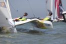 L'équipage Poujoulat à bord du Diam24 OD lors du Stade Nautique